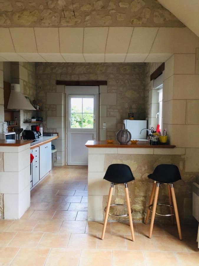Gite De La Cale De La Clauderie Rigny-Ussé Esterno foto